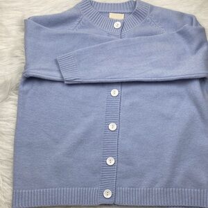 Babaa Light Blue Cardigan Sweater